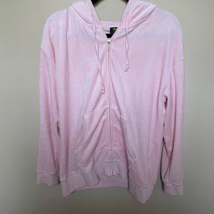 Baby Pink Juicy Couture Velour Hoodie
